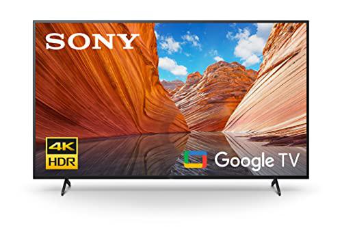 Sony KD65X80J - Smart TV de 65 con 4K Ultra HD, Google TV, Processor X1, Triluminos Pro, HDR (modelo 2021, color negro)