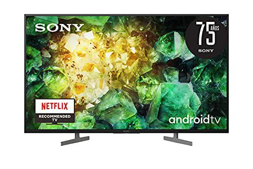 Sony KD-49XH8196 - HDR Android TV (procesador X1 4K HDR, Triluminos, X-Reality PRO, MotionFlow XR, Dolby Vision, Dolby Atmos, calibración automática caIMAN, control por voz), Compatible con Alexa