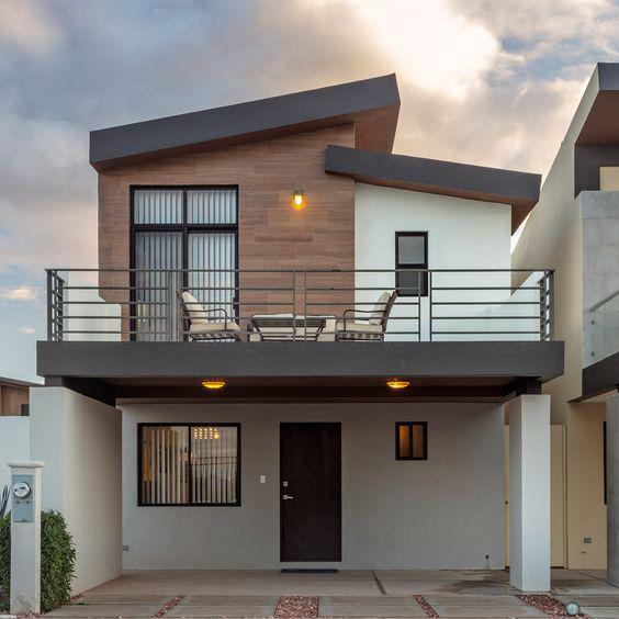 Casas de dos pisos con dos habitaciones