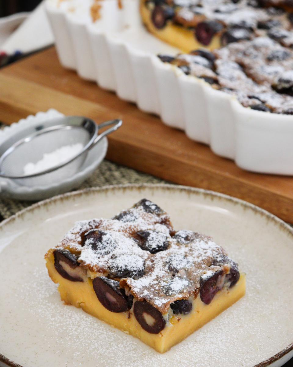 clafoutis cerezas postre facil