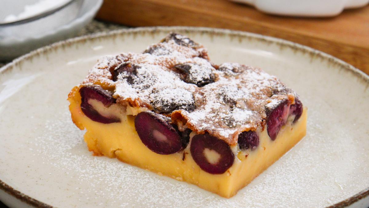 clafoutis cerezas postre facil