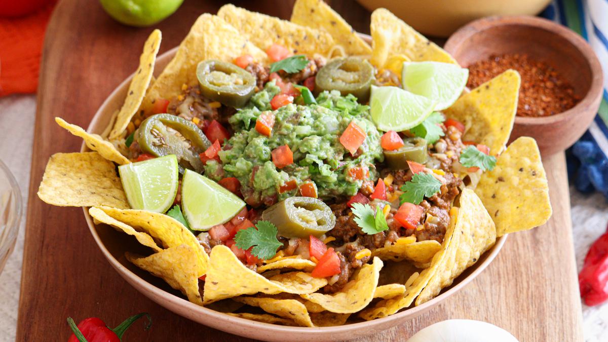 nachos carne queso