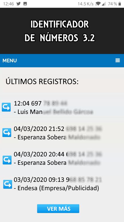 averiguar quien me llama