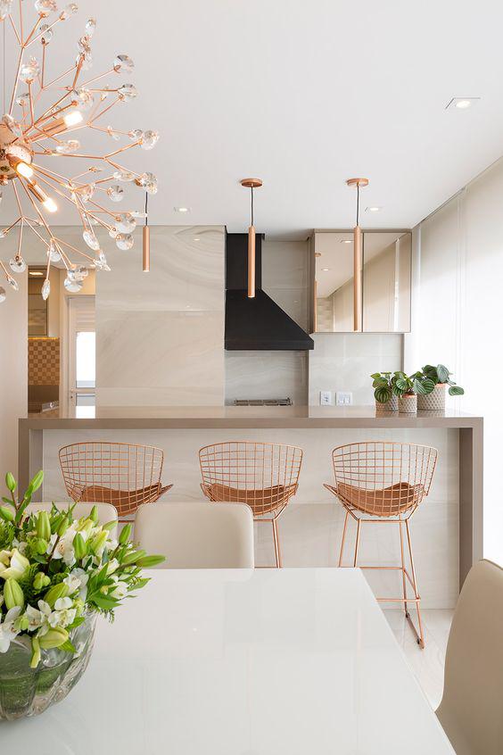 Barras desayunadoras modernas