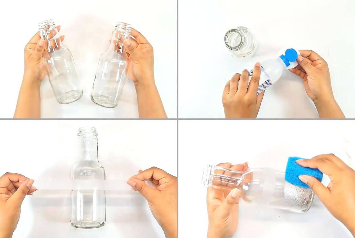 Ideas para decorar botellas de cristal
