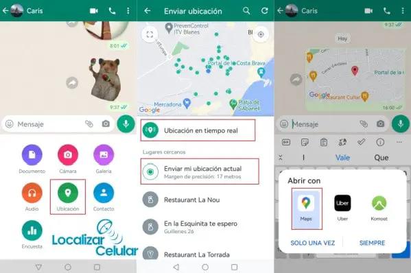 como rastrear un celular por whatsapp