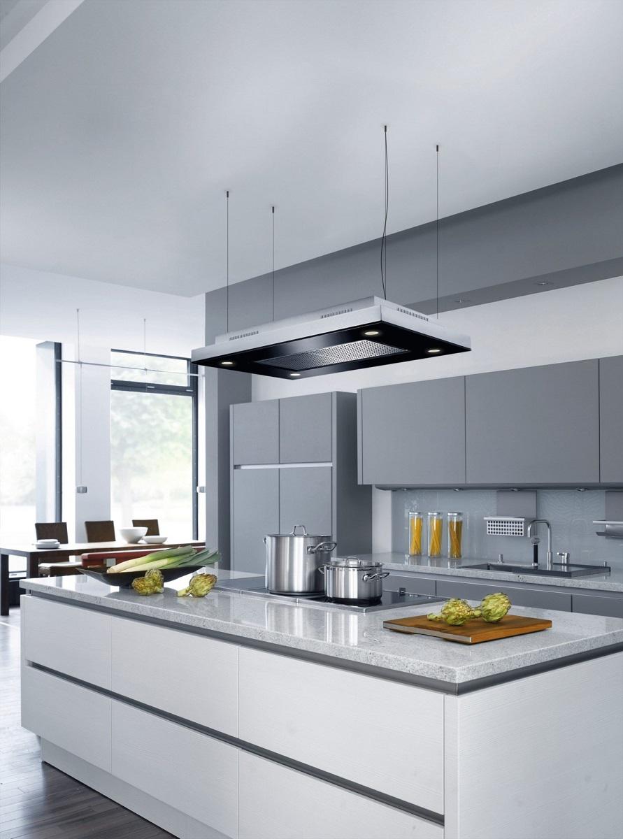 Campanas de recirculación de aire para cocinas modernas 1