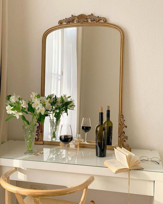 Hermosos espejos de tocador