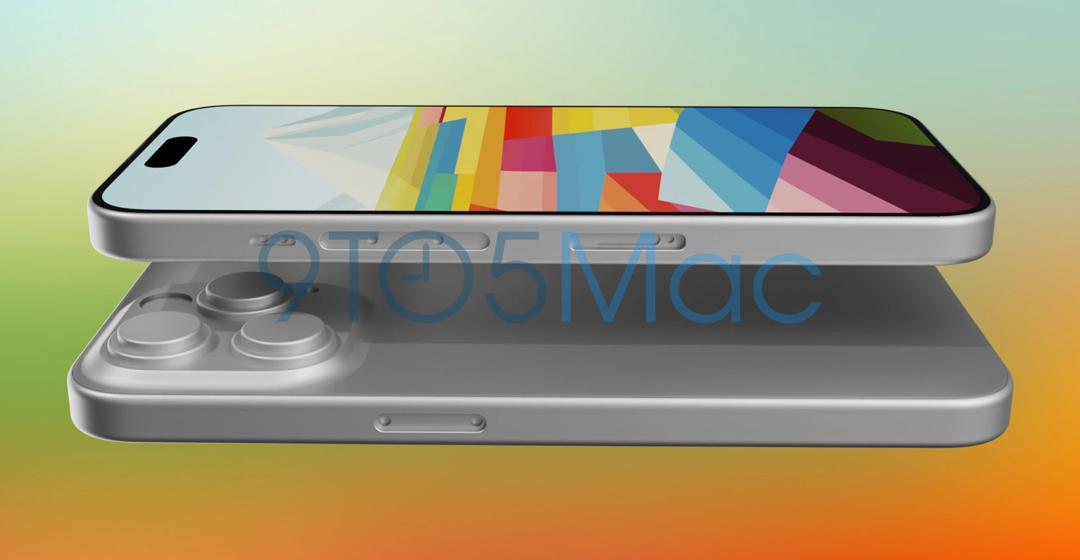 iPhone 15 Pro Render - Imagen vía 9to5Mac