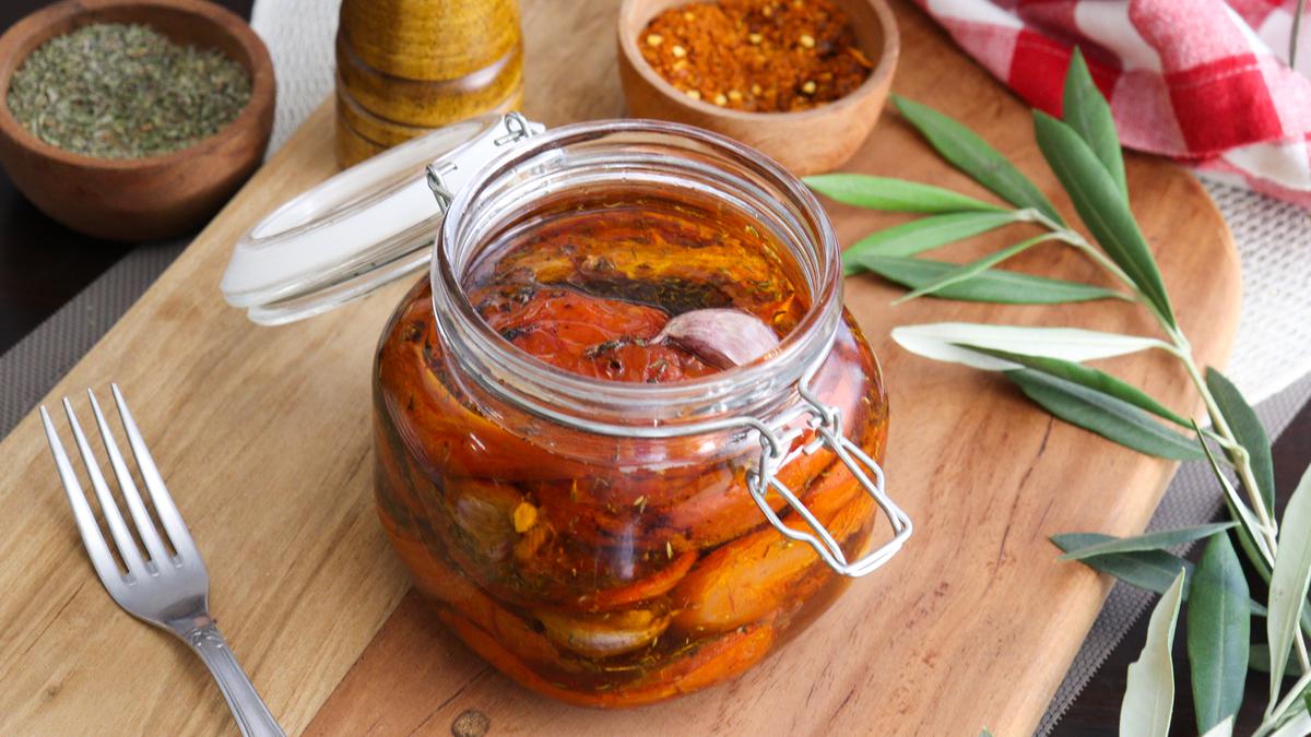 tomates confitados al horno