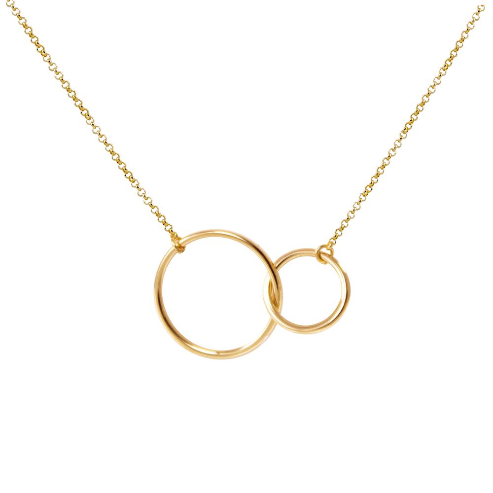 Gargantilla Diabolo doble chapado