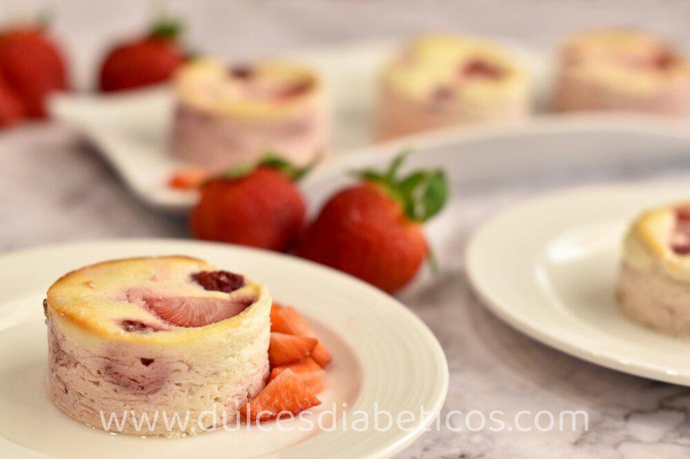 Mini cheesecakes saludables