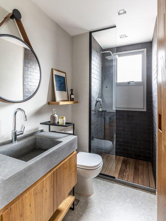 Muebles para baños pequeños modernos