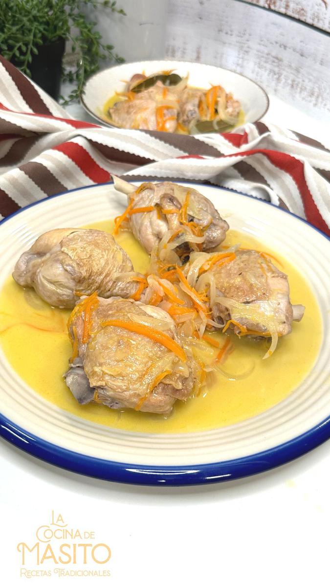 Receta de pollo en escabeche con vinagre de manzana