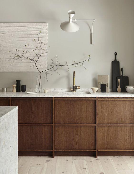 Cocina estilo japandi