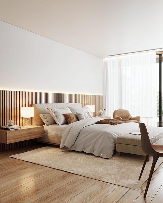 Habitaciones estilo japandi