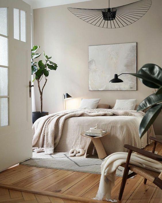 Habitaciones estilo japandi