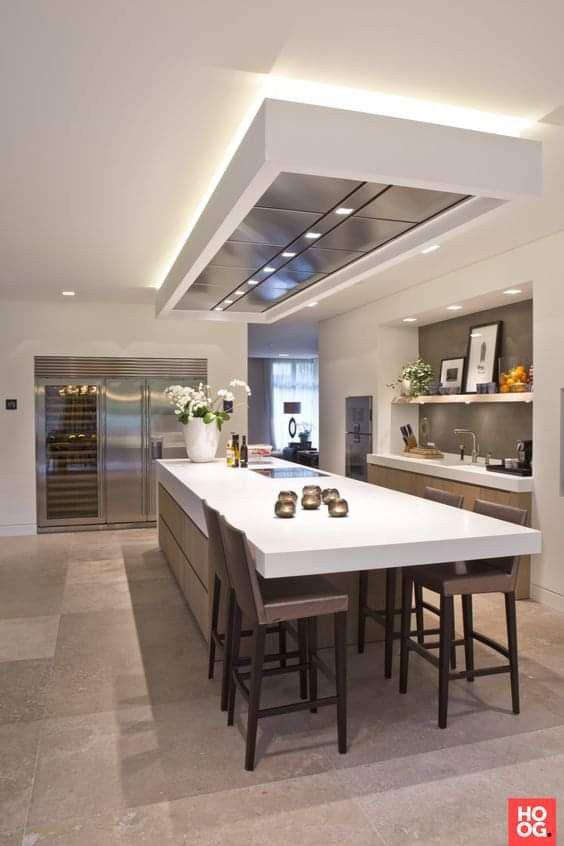 Luces empotradas para cocinas modernas