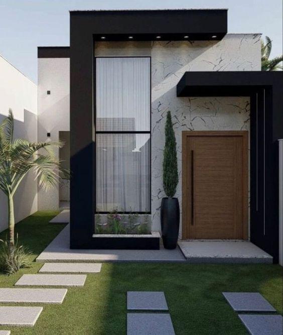 Diseños de casas modernas con elevación frontal