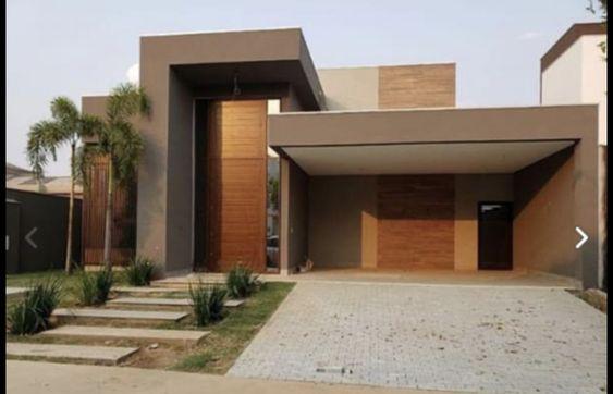 Casas pequeñas con elevación frontal