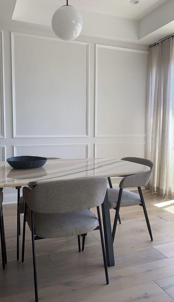 Molduras sencillas para comedores