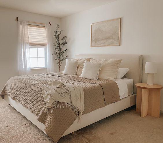 Decoración de interiores con beige