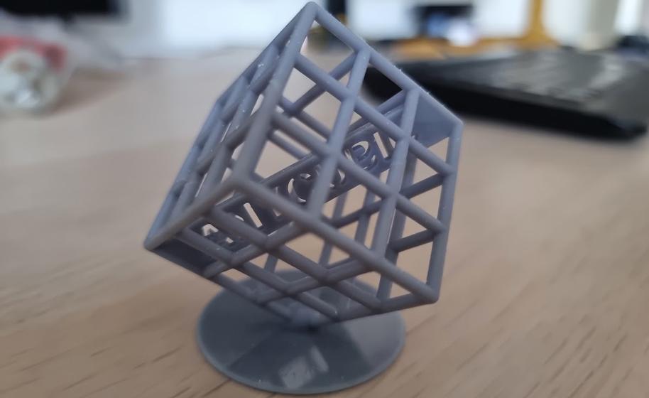 Anycubic Photon Mono X2 - Cubo de muestra