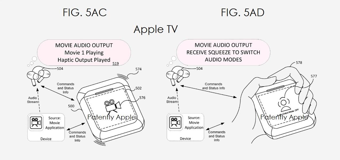 Case de AirPods con pantalla táctil - Bocetos