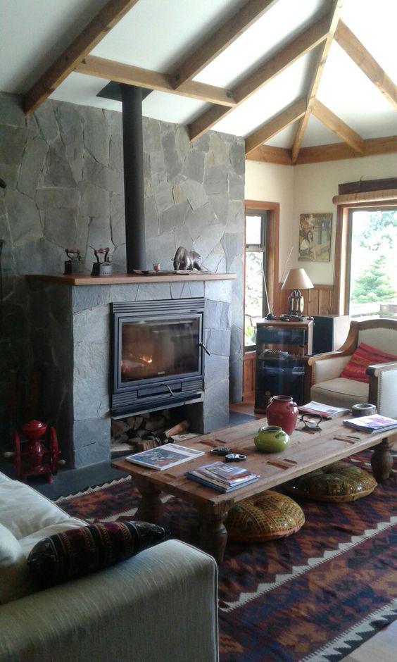 Chimeneas de piedra natural