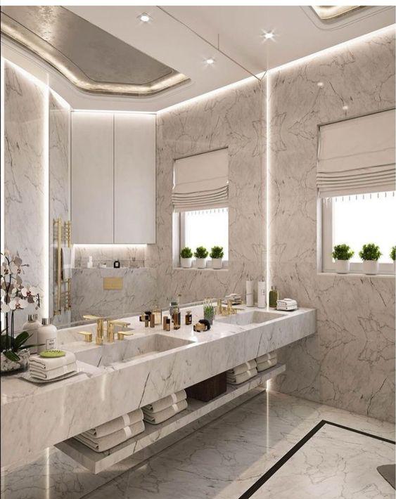 Bañeras y lavabos de mármol