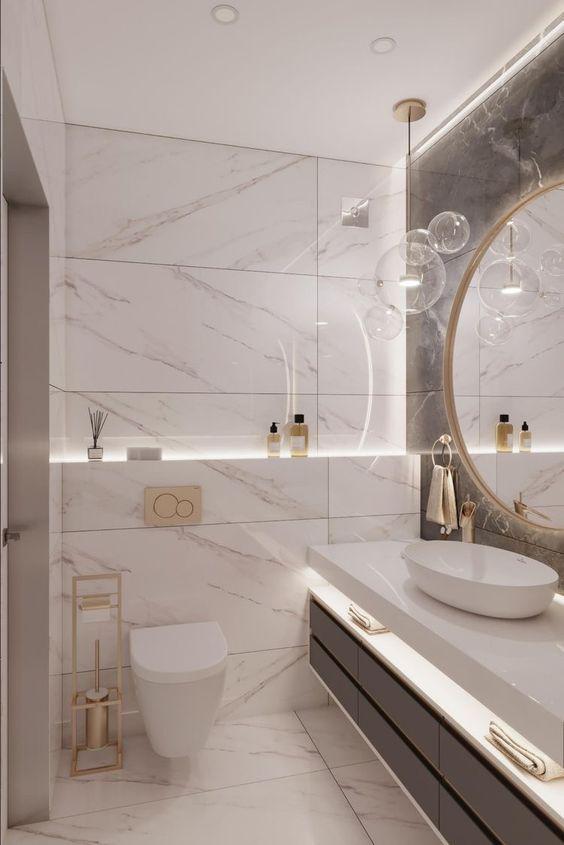 Lavamanos con mezclador integrado