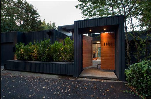 Puertas de jardín minimalistas