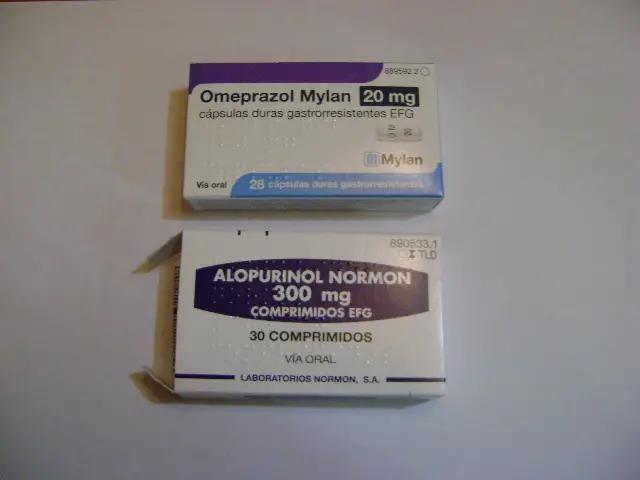 alopurinol y omeoprazol