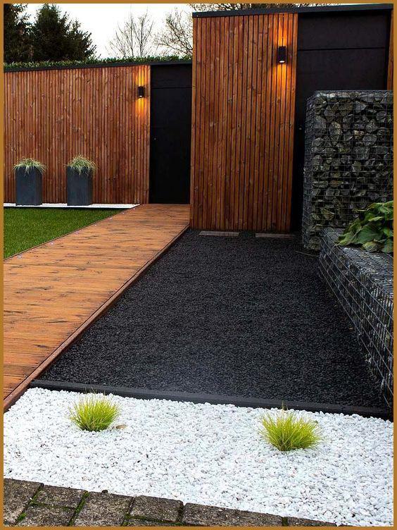 Hermosos jardines con ideas de rocas blancas
