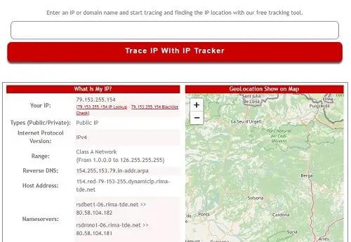 ip tracker localizar celular