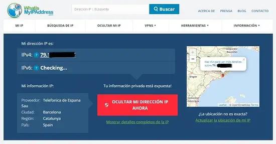 whatismyaddress geolocalizar ip