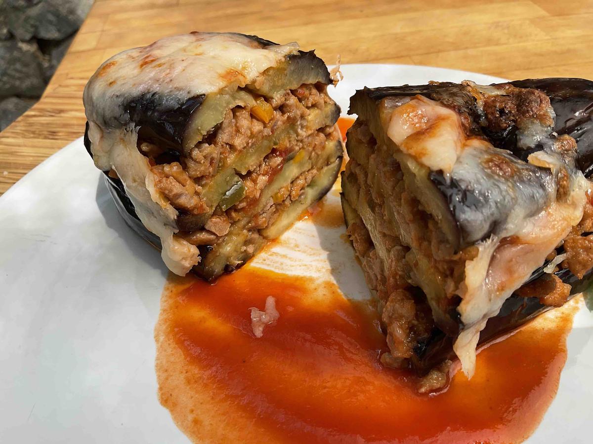 BERENJENAS RELLENAS y Gratinadas