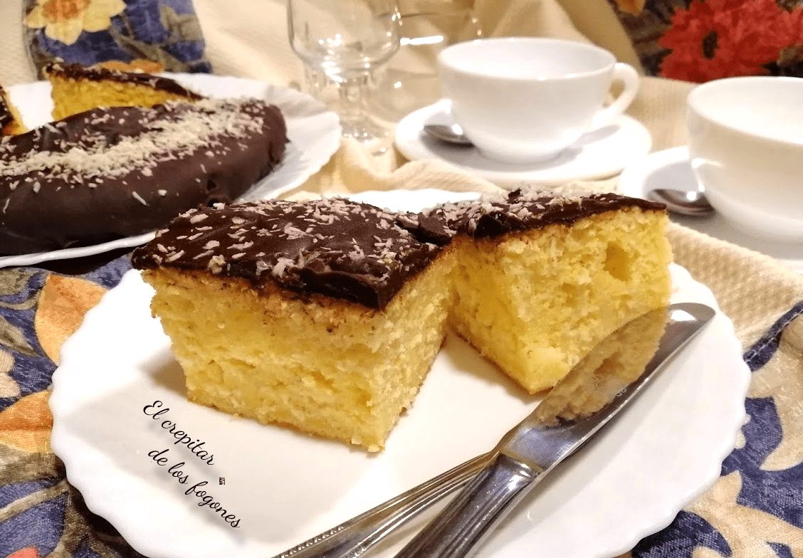 brazo de gitano de chocolate