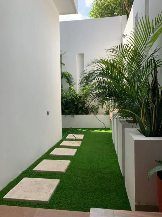 Plantas para decorar jardines laterales pegados al cerco