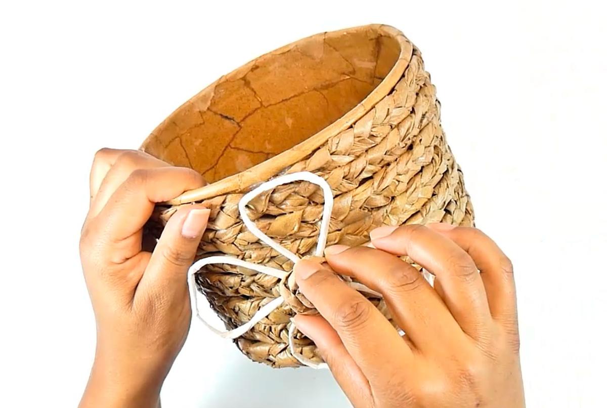 Cesta con envase desechable