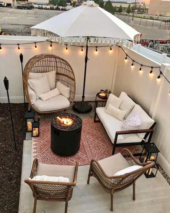 Muebles para jardines boho