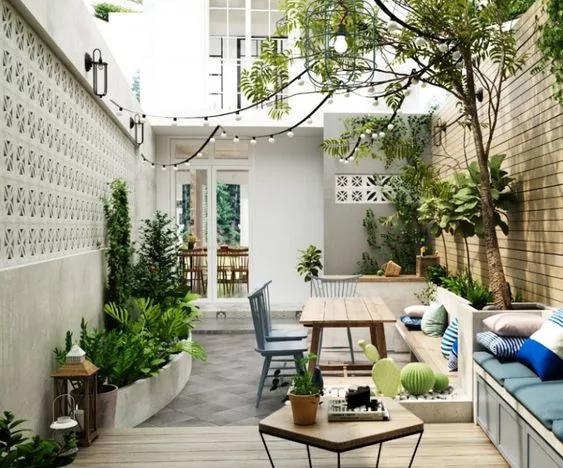 Áreas ideales para un jardín bohemio