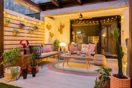 Las mejores ideas hermosas de diseño de jardines con estilo boho