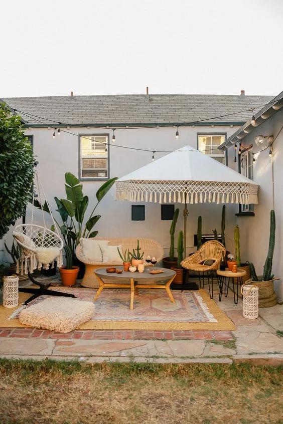 Accesorios decorativos para jardines estilo boho
