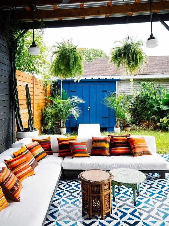 Muebles para jardines boho
