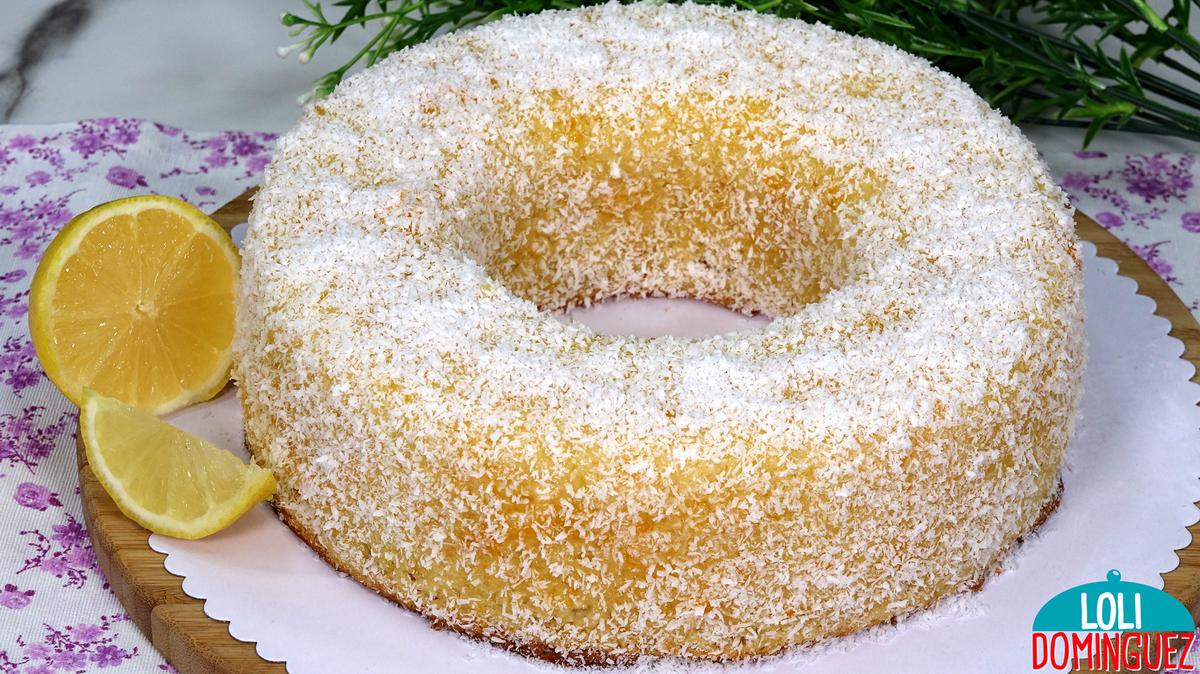 BIZCOCHO DE NATA (crema de leche) Y LIMÓN. Además de otros ingredientes que lo hacen una delicia total, ideal para tomar en la meriendo o a la hora del café