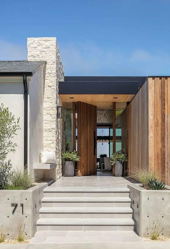 Escaleras para entradas exteriores