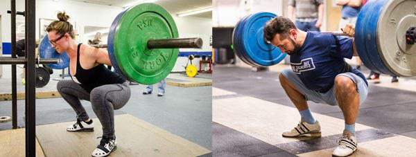 Fondo de la sentadilla