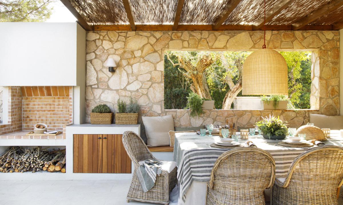 decoración de selva exterior