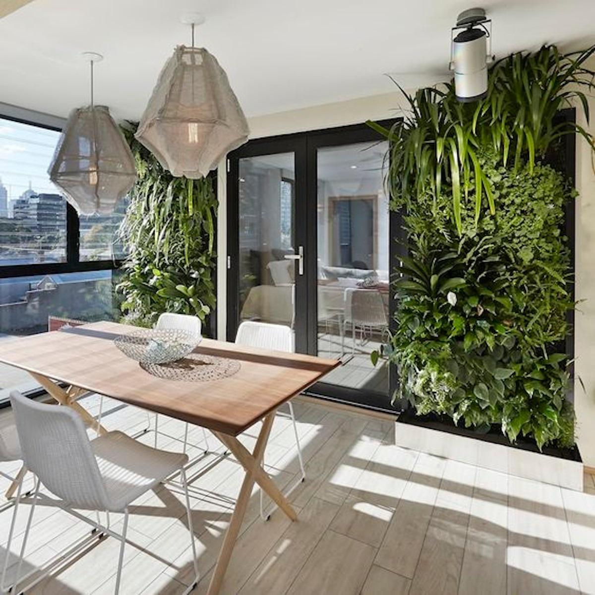 Ideas para crear un jardín vertical en la terraza 3